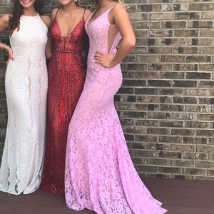 Beautiful jovani baby pink prom dress!!!